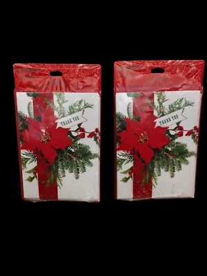 Hallmark Christmas Cards/ Blank Inside 2 pack -6notes ea. - Image 1 of 2