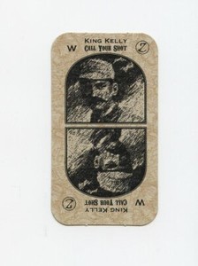 #TN01666 KING KELLY Unissued ZeeBall Baseball Game Card