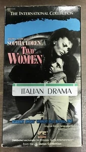 Two Women VHS Format Starring Sophia Loren Italian With English Subtitles - Picture 1 of 5