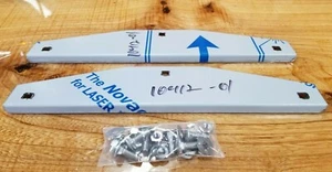 12" stainless steel mudflap weights pair accent front rear universal new 10412 - Bild 1 von 4