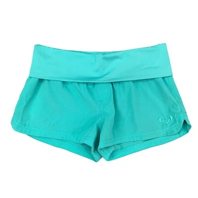 Roxy Board Shors Women Junior 1 Fold Over Low Rise Stretch Tulip Hem Swimwear - Image 1 of 4