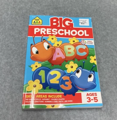 Big Preschool Workbook by School Zone and Joan Hoffman (2018, Paperback) Z-84 - Image 1 of 4