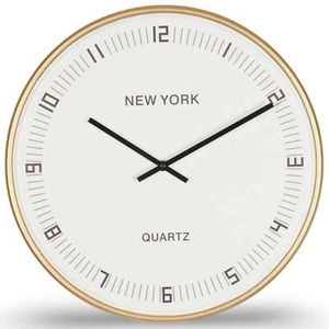 Contemporary MDF New York Wall Clock, 40cm - Picture 1 of 3