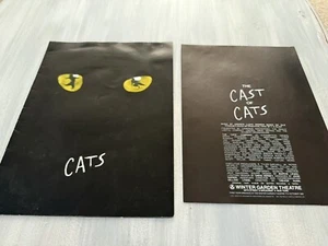 CATS 1982 PROGRAM BROADWAY NY WINTER GARDEN THEATRE 1024 - Picture 1 of 5