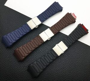 Quality Rubber Watch Strap Wrist Band Belt Replacement for Porsche 6620 23x33mm
