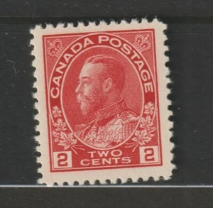 CANADA #106 Admiral 2c carmine  XFNH ex Ames collection - Picture 1 of 2