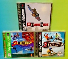 MTV Sports Pure Ride , 2 + 3 Xtreme -  Playstation 1 2 PS1 PS2 Rare Games Lot