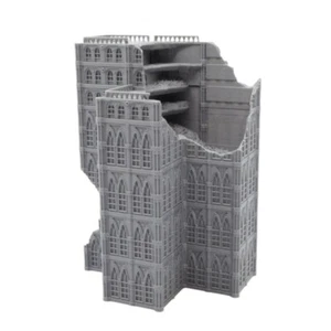 Ruined City Building Terrain 6mm Epic Scale Legion Imperialis Titanicus Hab 2 - Picture 1 of 5
