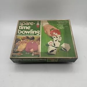 VTG 1974 Lakesides Spare Time Bowling Dice Board Games Complete Bowler 8340 USA - Picture 1 of 16