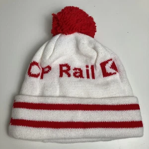 Vintage CP Rail Bommelmütze Mütze Haube Canadian Pacific Railway 90er USA - Bild 1 von 4