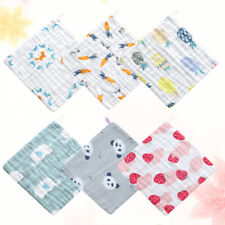  6 Pcs Infant Muslin Washcloth Babies Essentials Baby Care Products Towel