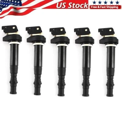 5x Ignition Coil for BMW M5 E60/E61 M6 E63/E64 2006 2007-2010 V10 5.0L - Изображение 1 из 4