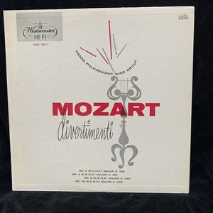 MOZART Divertimentos - Vienna Philharmonic Winds, Wlach - WESTMINSTER WN 18011.. - Picture 1 of 4
