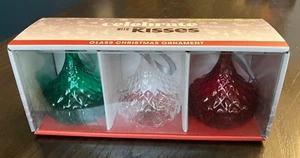 Hershey's Kisses Ornament Set by Godinger, Set of 3, New in Box - Picture 1 of 9