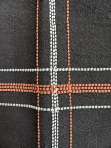 Target Threshold Plaid Brown Orange Fall Halloween Thanksgiving Placemats Set 2 - Picture 1 of 10