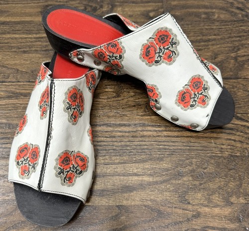 Scarpe da donna Alexander McQueen taglia 40 (US 10) stampa papavero