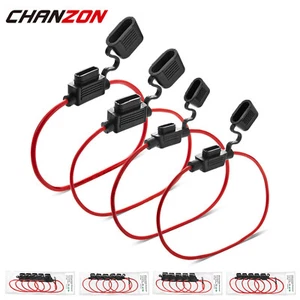 5 piezas ATC ATO ATM para automóvil con soporte de fusibles en línea estuche impermeable grifo de motor - Imagen 1 de 13