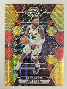 #14/88 SP 2022-23 Jeff Green Mosaic Choice Fusion Red & Yellow Prizm #177