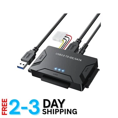 Speedy USB 3.0 to IDE/SATA Adapter - Universal HDD/SSD Reader with Power Supply - Image 1 of 4