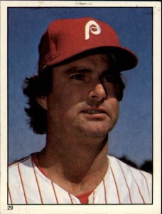 1981 Topps Stickers Philadelphia Phillies Baseball Card #29 Steve Carlton