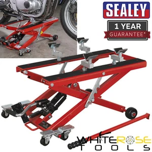 Sealey Motorcycle Quad Scissor Lift 500kg Capacity Hydraulic Lifting - Picture 1 of 7