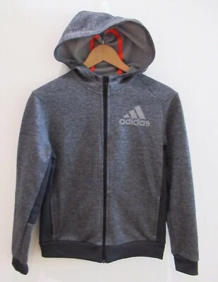 boys hoodie adidas 12  13 - 14 years grey jacket training hood CHRISTMAS £60 - Image 1 of 4