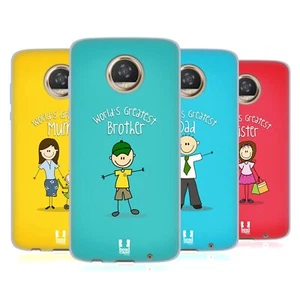 HEAD CASE DESIGNS WORLD'S GREATEST FAMILY SOFT GEL CASE FOR MOTOROLA PHONES - Picture 1 of 11