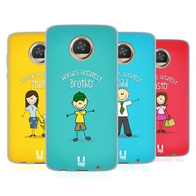 HEAD CASE DESIGNS WORLD'S GREATEST FAMILY SOFT GEL CASE FOR MOTOROLA PHONES - Image 1 of 4