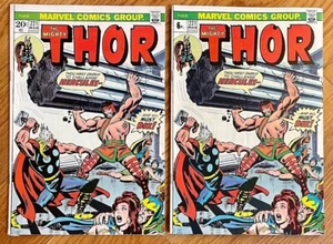 ¡VARIANTE MIGHTY THOR #221 EE. UU. y el Reino Unido! Vs Versus Hércules Marvel 1974 Edad de Bronce en muy buen estado - Imagen 1 de 7