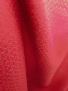 Jacquard de alta calidad de panal de tela roja 60"" de ancho STOCK LIMITADO - Imagen 1 de 7