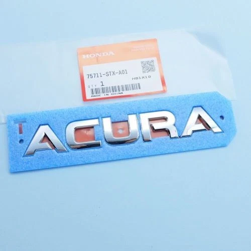 Placa de identificación trasera Acura genuina OEM 75711-STX-A01 "ACURA" emblema insignia 2007-12 MDX Foto 1 de 1