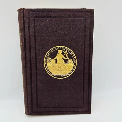 Chamber of Commerce New York Annual Report 1891-1892 Hardcover Book HC Leather - Image 1 of 4