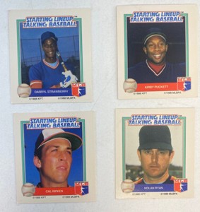 1988 Parker Brothers Starting Lineup Talking Baseball Nolan Ryan Ripken Puckett