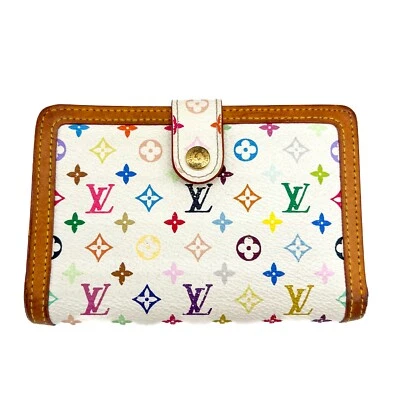 Louis Vuitton Porte Monnaie Viennois Multicolor Monogram Bifold Wallet Authentic - Image 1 of 4