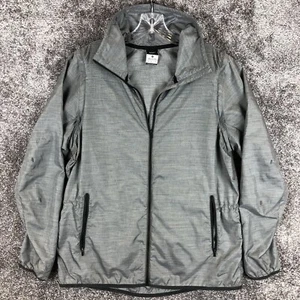 Nike Windbreaker Jacket Removable Sleeves Size XL/TG Gray - Picture 1 of 11