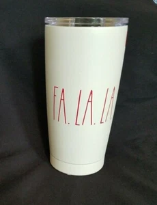 Vaso Rae Dunn FA LA LA con aislamiento térmico de 17 onzas vacaciones de Navidad nuevo con etiquetas - Imagen 1 de 5