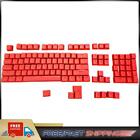 104Pcs Universal Mechanical Keyboard Keycaps Pc Bakclit Key Cap Set (Red)