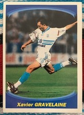 PANINI SUPERFOOT sticker 1997-98 / n* 128 / XAVIER GRAVELAINE / OM Marseille