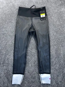 Nike Leggings Womens S Mid Rise Epic Lux Tight Fit Running 7/8 Length Black NWT - Picture 1 of 16