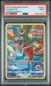 Deoxys GG12/GG70 Crown Zenith: Galarian Gallery Holo PSA 9 - Picture 1 of 1