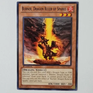 Burner, Dragon Ruler of Sparks - LTGY-EN097 - HP - Common - 1st ed - Yugioh - Picture 1 of 2