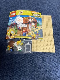 LEGO SpongeBob 3825 Krusty Krab 100% Complete W/Instructions Good Shape