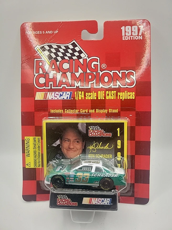 Racing Champions 1/64 1997 NASCAR #33 Ken Schrader NIP  - Image 1 of 1