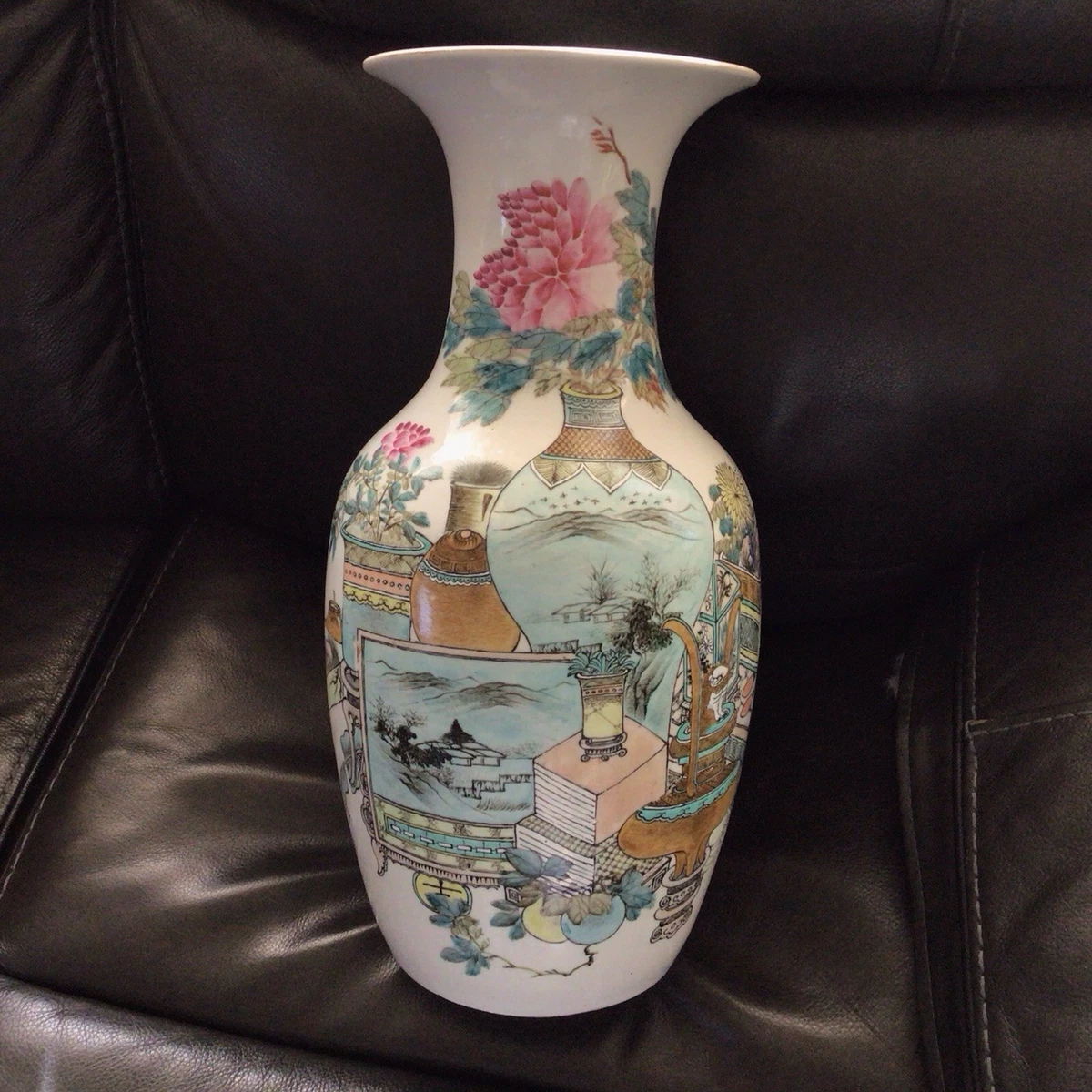 大花瓶中国古董花瓶| eBay