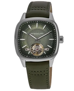 New Raymond Weil Freelancer Automatic Green Dial Men's Watch 2790-STC-52051 - Picture 1 of 4