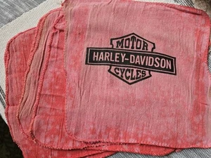 6 stracci asciugamani negozio moto Harley vintage - Foto 1 di 6