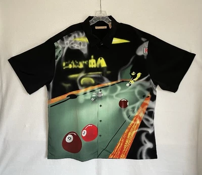 Camisa informal de mesa de billar con botones The Havanera Co talla XXL Foto 1 de 4