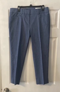 LOFT Riviera Cropped Pants in Blue size 10 brand new inseam 26" waist34" - Picture 1 of 12
