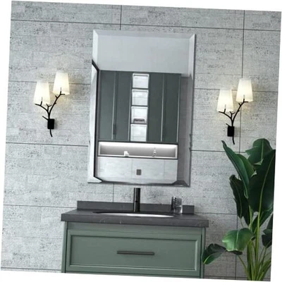  Beveled Mirror, Bathroom Mirrors for Wall 24" x 36", Upgraded 36"L x 24"W - Image 1 of 4