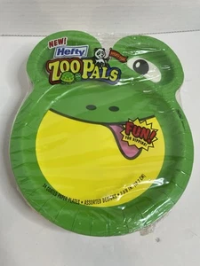 Original Hefty Zoo Pals Assorted Designs Paper Plates Sealed 24 Pack NOS - Picture 1 of 7